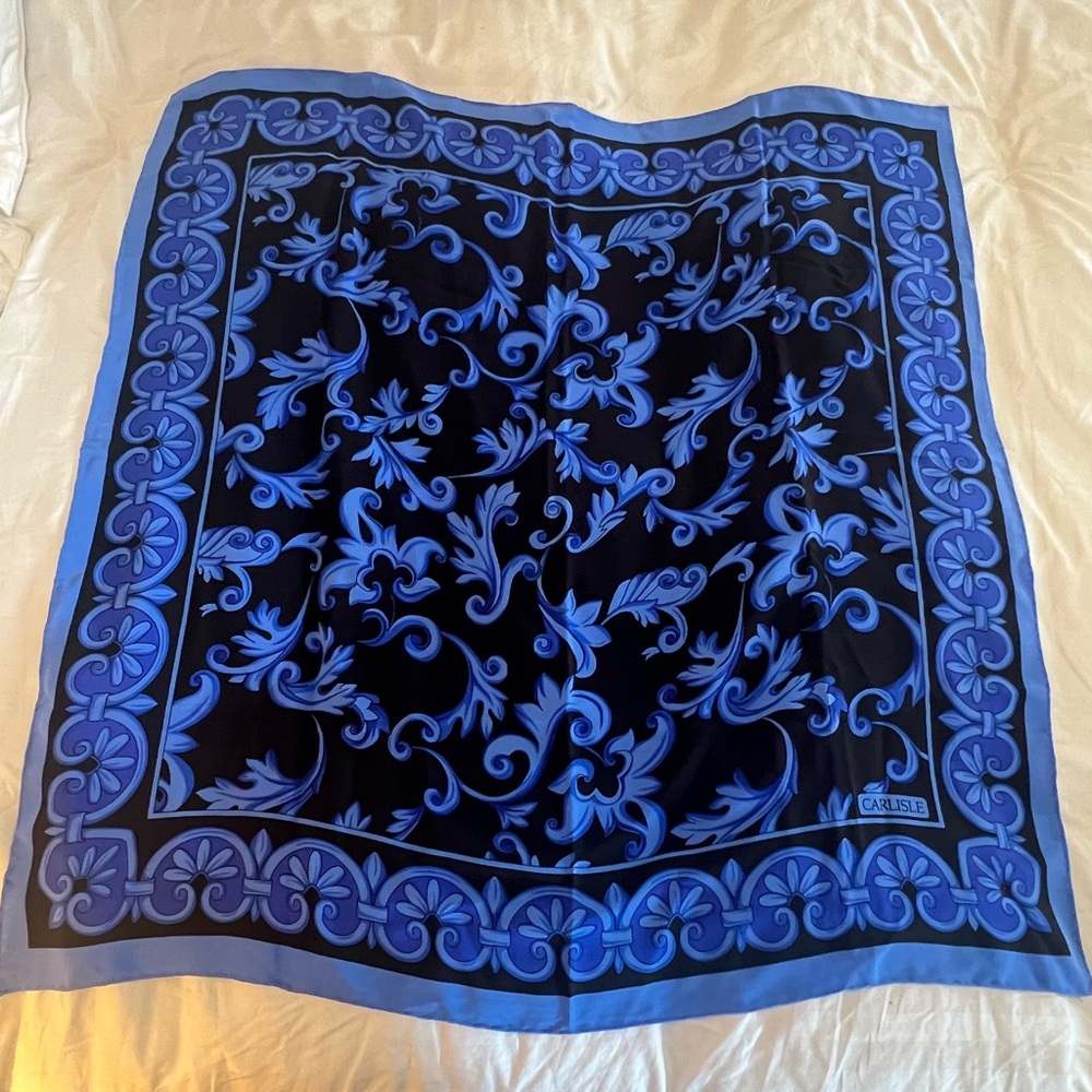 Carlisle Blue and Black Scarf
